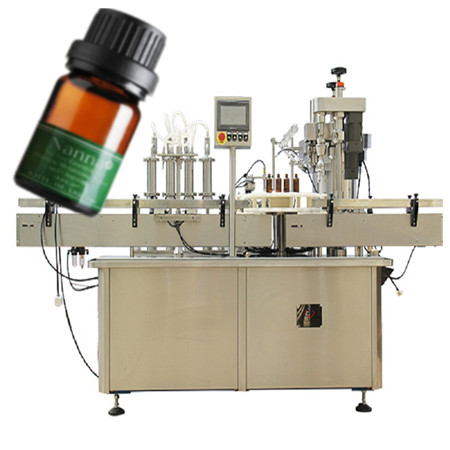 آلة تعبئة السوائل الدوائية مع آلة تعبئة الزجاجة ووضع العلامات عليها آلة تعبئة الزجاجة الأوتوماتيكية