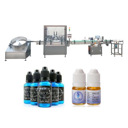 معدات تعبئة الزيت العطري / آلة تعبئة السوائل الإلكترونية / آلة تعبئة عصير e-cig